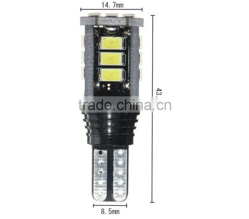 T15 15 SMD 5630 LED Bombilla Backup Reverse Auto Canbus NO Error Lights t15