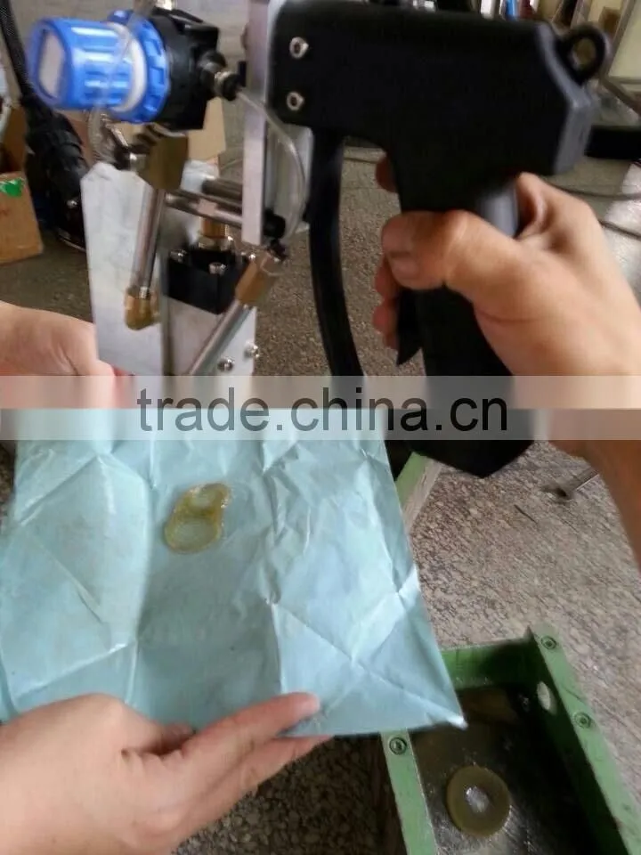 Mattress hot melt glue gun