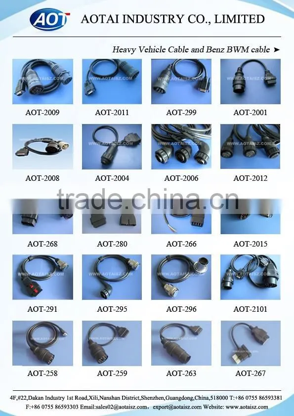 Customize Cable J1939 9 PIN to Open End 0.3ft 9 Pins Wired