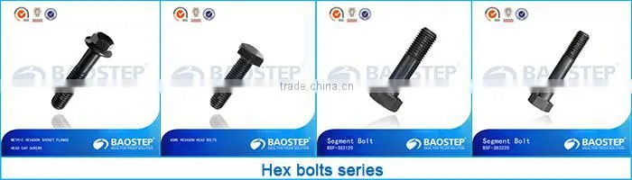 high tensile hot galvanizing thru bolt