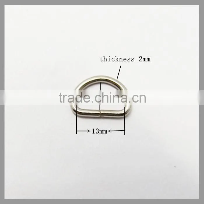 metal d ring , d buckle, bag accessories metal chain