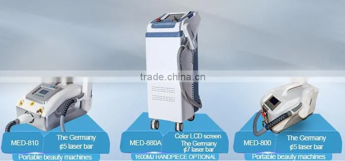 beauty machine nd.yag long pulsed laser tattoo removal with medical CE