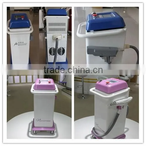 Professional salon use q switch nd yag diode laser tattoo removal