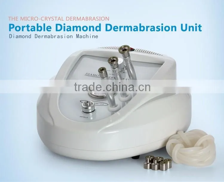 Portable microdermabrasion machine for sale with 9pcs diamond Dermabrasion tips beauty equipment