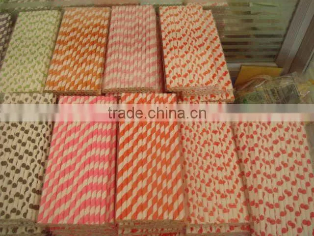 Kids Birthday Party Supplies red Paper Straws for wedding party