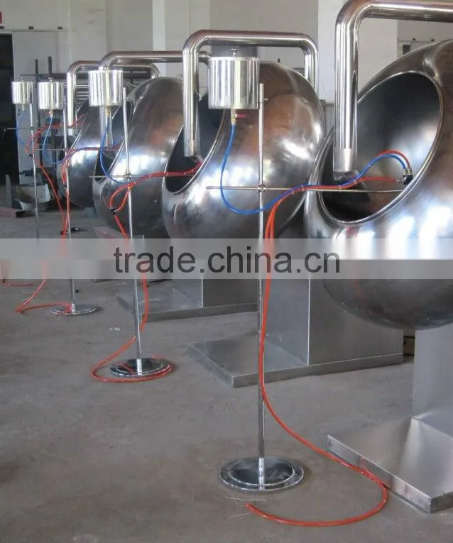 2012 best seller fully stainless steel wide output nuts coating machine