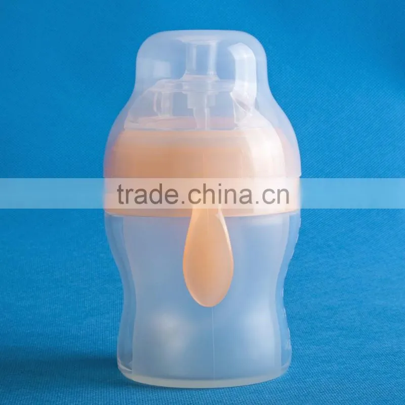 2016 BPA Free Silicone Baby Bottle High Quanlity Nursing Bottle