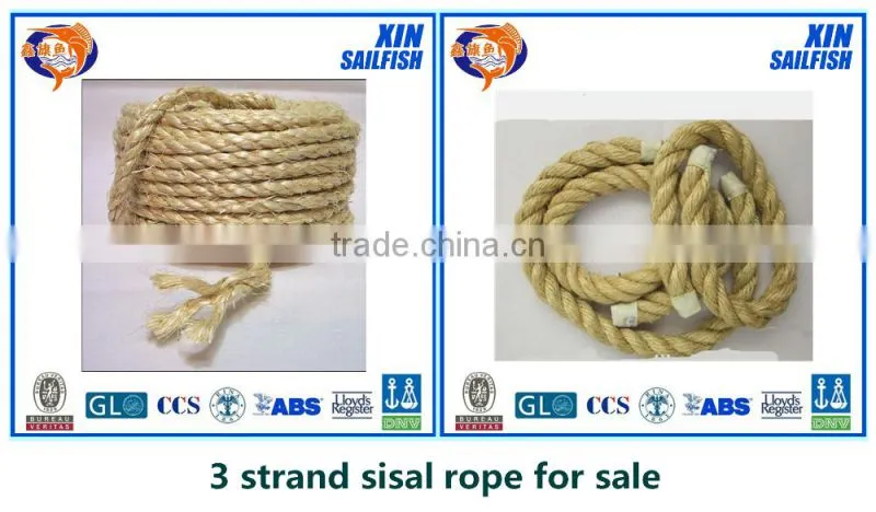 price of packing rope strong sisal rope made in China