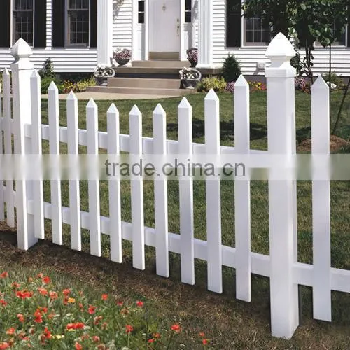Scallop PVC Picket Fence / Plastic Picket Fence