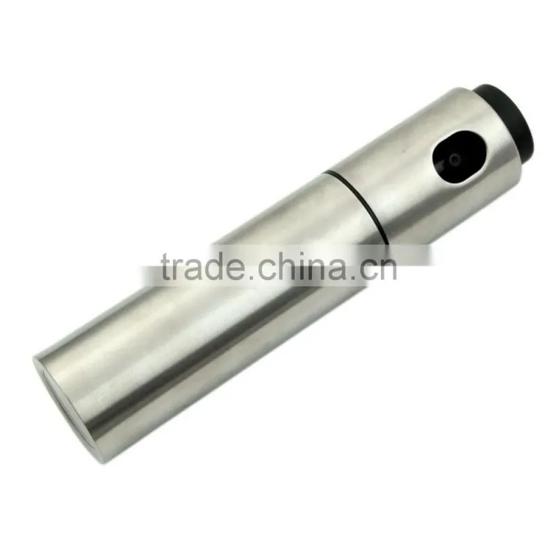 Stainless steel Baking Olive Oil Bottle/Pot/Mister, Cooking Sprayer & Dispenser, Silver