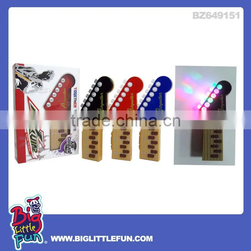 Mini air guitar toy with flash light