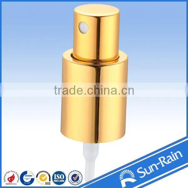shiny gold spray pump