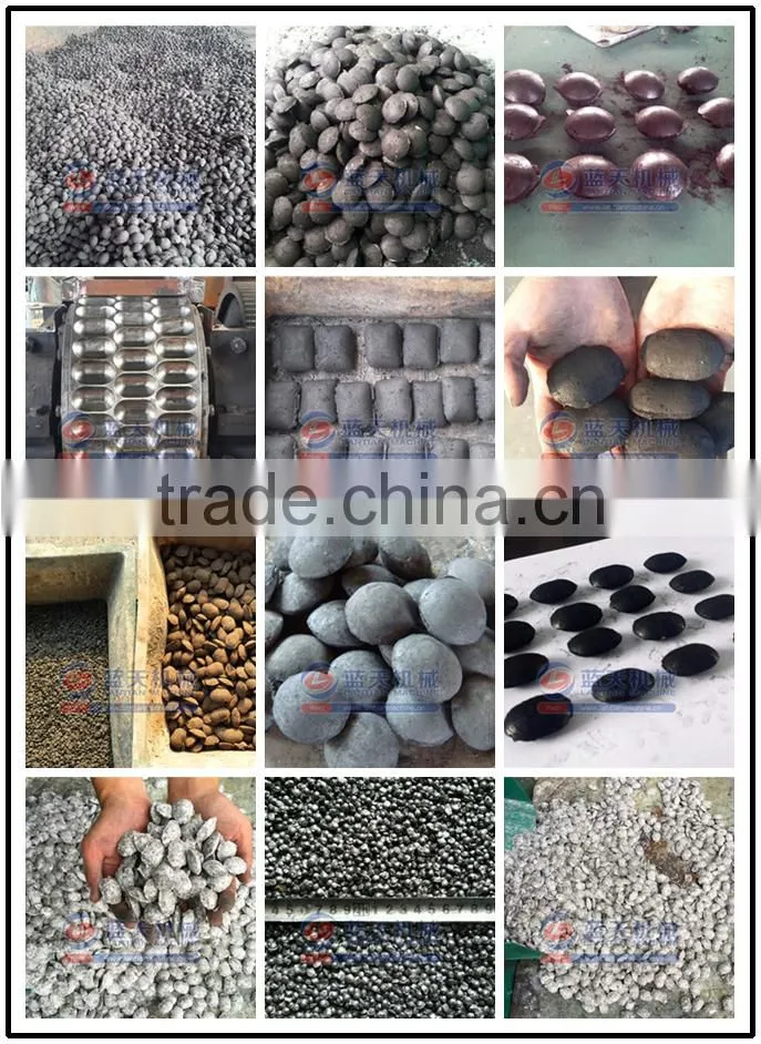 2017 rollers durable coal/charcoal ball press machine/coal briquette making machine