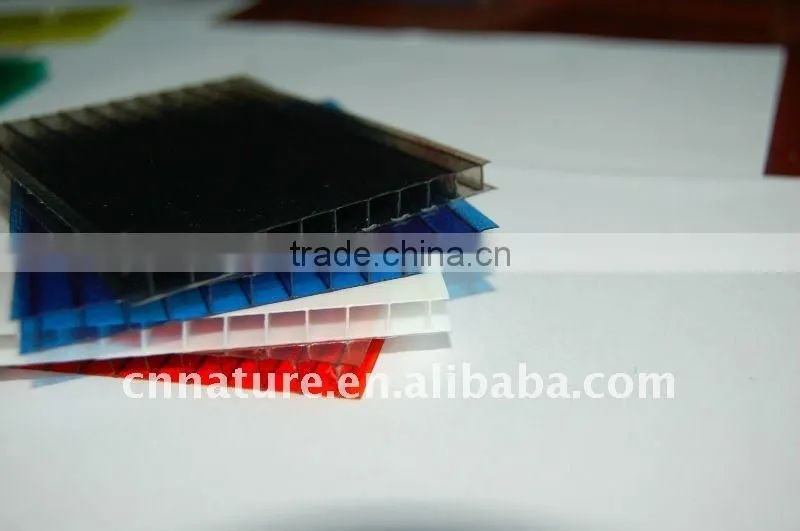 10 years warranty polycarbonate hollow sheet for greenhouse