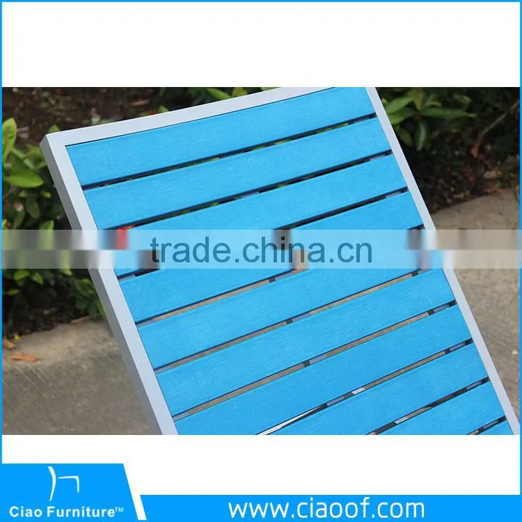 Outdoor Rattan Lounge Furniture Aluminum Sun Lounger Beach Chair