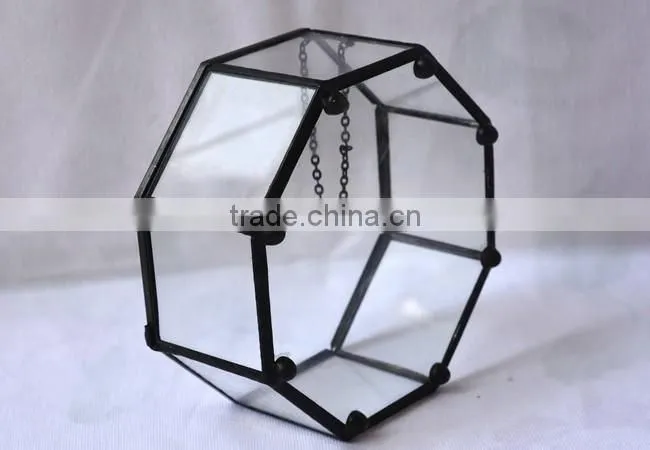 Micro indoor deocr landscape vase indoor plant glass terrarium