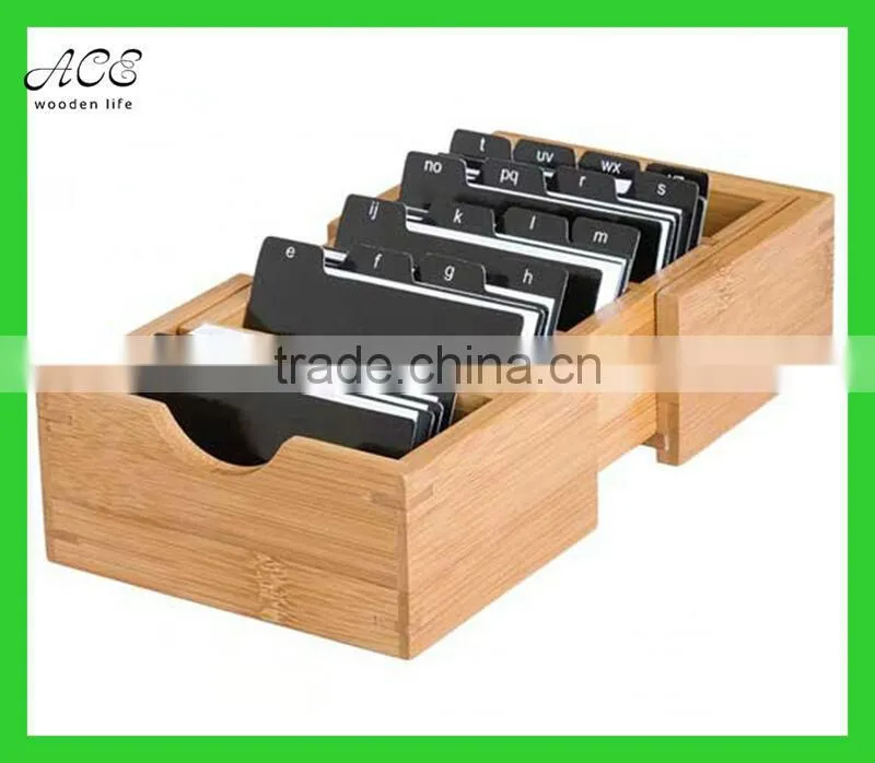 Custom bamboo desk organizer Bamboo office table organizer