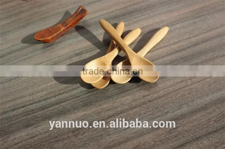 Natural Mini wood honey ice cream Spoon, Small Wooden Spoon