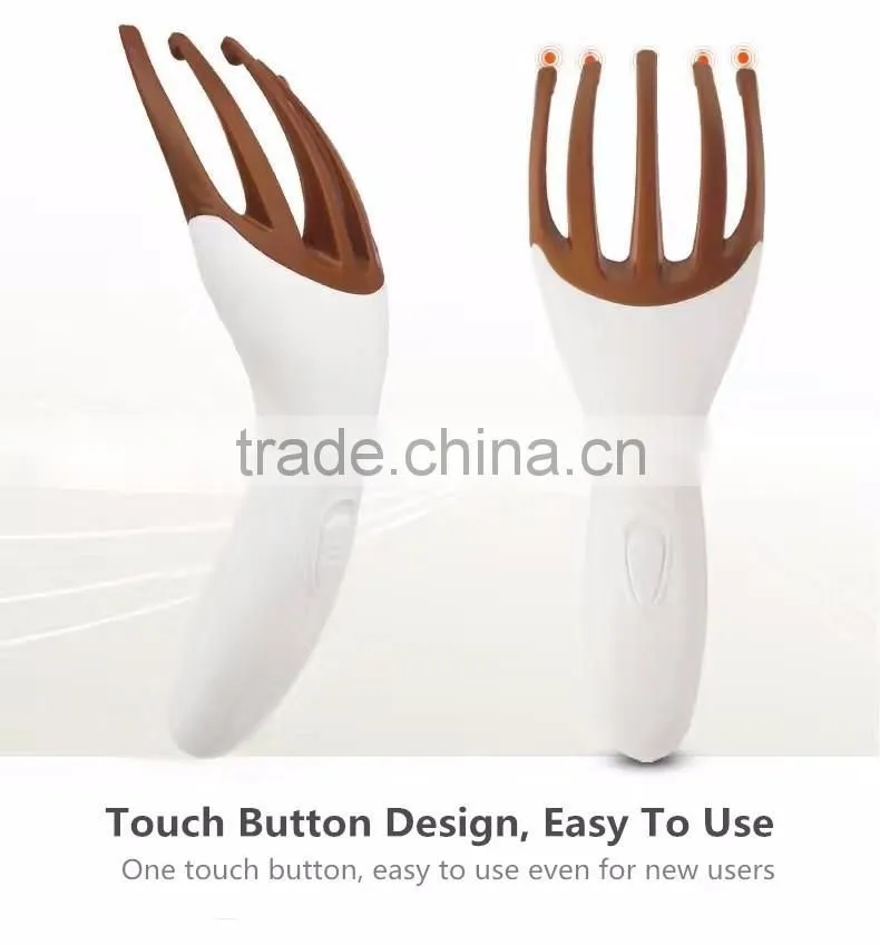Multi-functional Beauty Five Claws Electric Massager For Head/Body,Mini USB Charge Handheld Head Personal Massager For Wholesale
