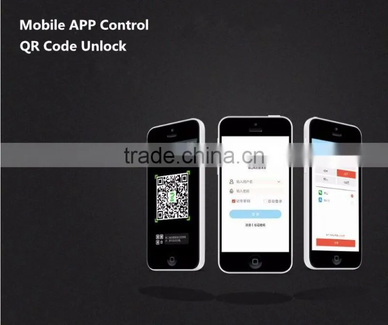 Intelligent Bluetooth Mobile Control Anti-theft Lock With Alarm, Smart Bicycle Horseshoe Lock Aluminum Alloy Waterproof