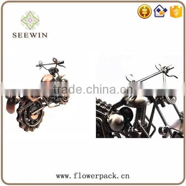 Large wrought iron motorcycle