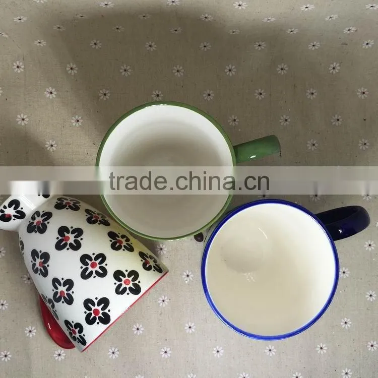 Stocked hand-painted ceramic cup coffee cup cereal milk mug