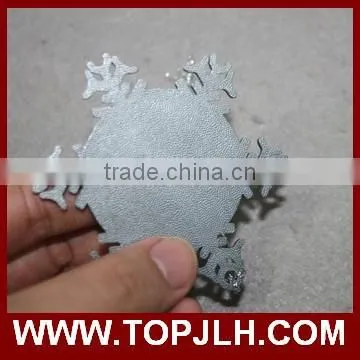 promotion dye sublimation photo print Christmas snowflake decoration