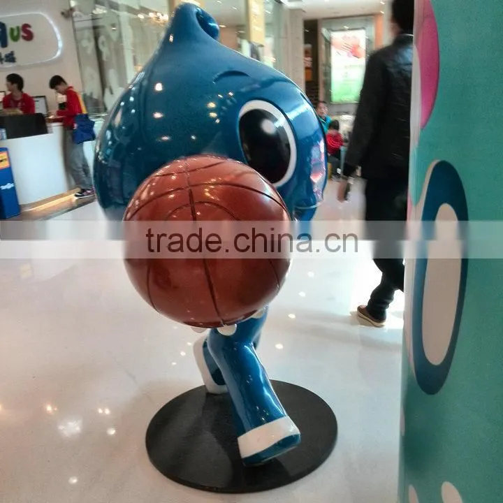 Ball boy cartoon figure mascot for shopping mall