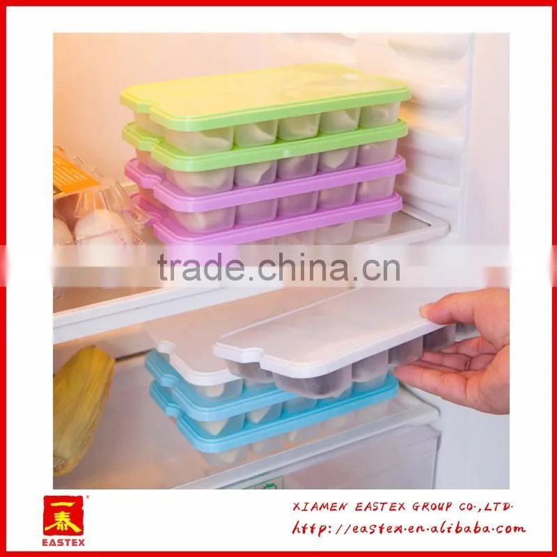 Fresh Dumpling Storage Box Reusable Food Storage Box 10 Grids