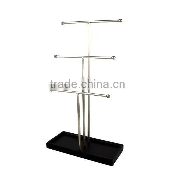 3 T-bar jewelry display