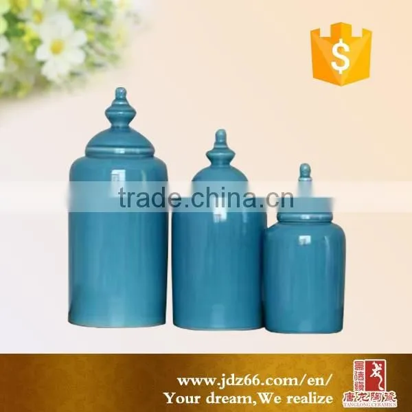 Chinese gold cermaic jar home decor jar