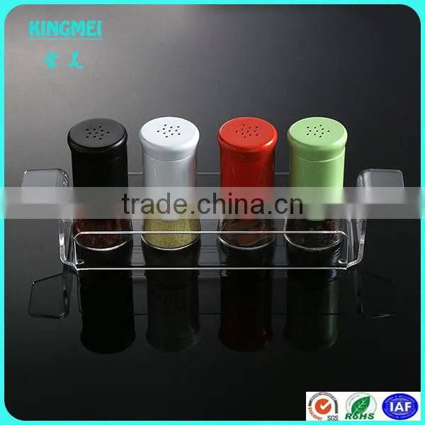 Hot sale colorful acrylic coffee cup and lid dispenser