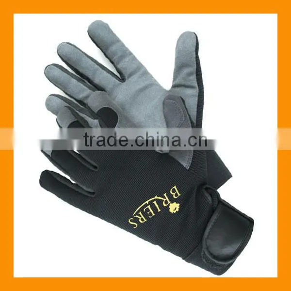 Soft Garden Work Pig Grain Leather Glove With Aeration Holes