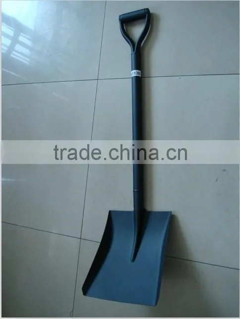 Agricultural Farming Tools Square Steel Shovel with Steel Handle