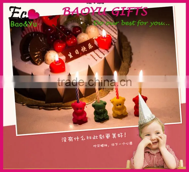 2015 Factory wholesale birthday candles birthday cake candles Spiral candles