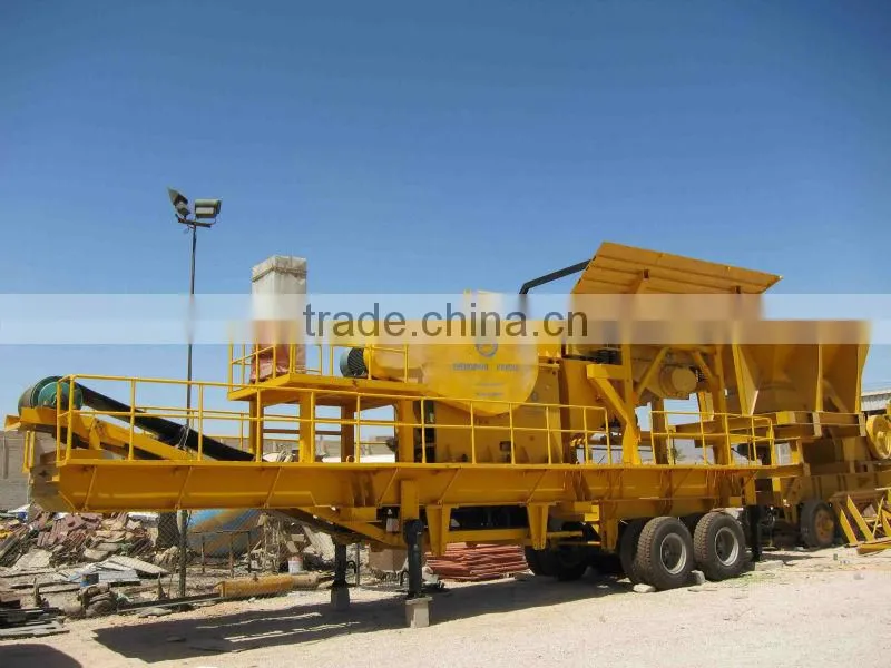 2013 YDS50 Mobile Crushing Screening Line for Stone