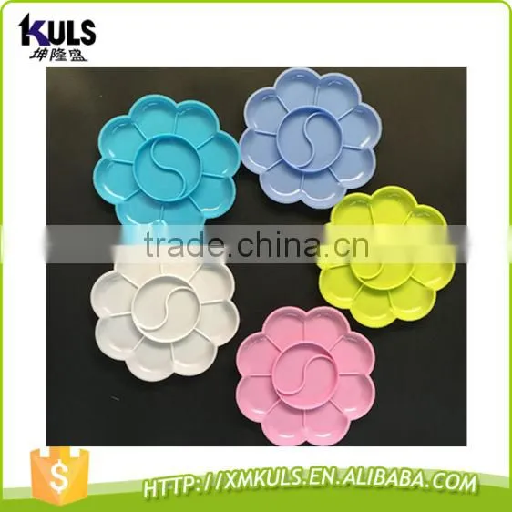 Painting quincunx plastic multi-function paint palette mix palette paint plastic