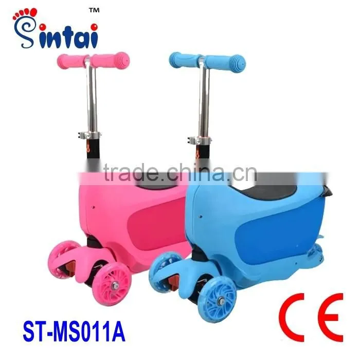 Children Mini Kick 3 Wheel Scooter Mini Kick Scooter with Flashing Wheel