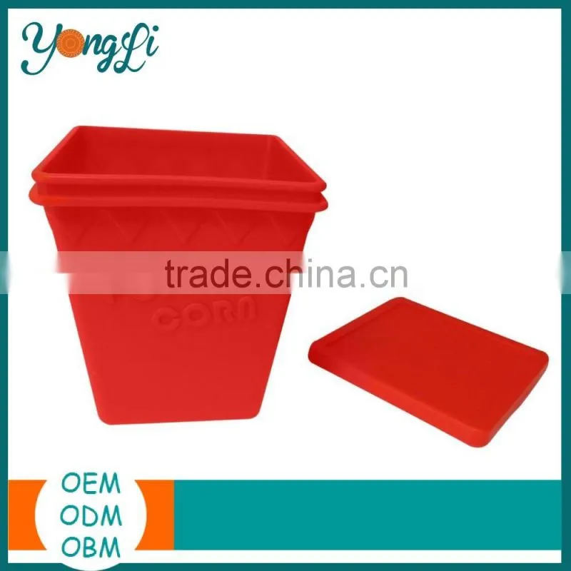 New Products 2016 Heat Resistant Microwave Safe Silicone Pop Corn Maker
