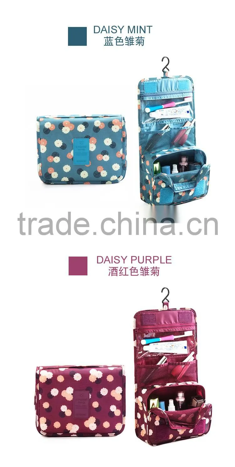 Alibaba best sell women promotion PVC and PU makeup cosmetic bag