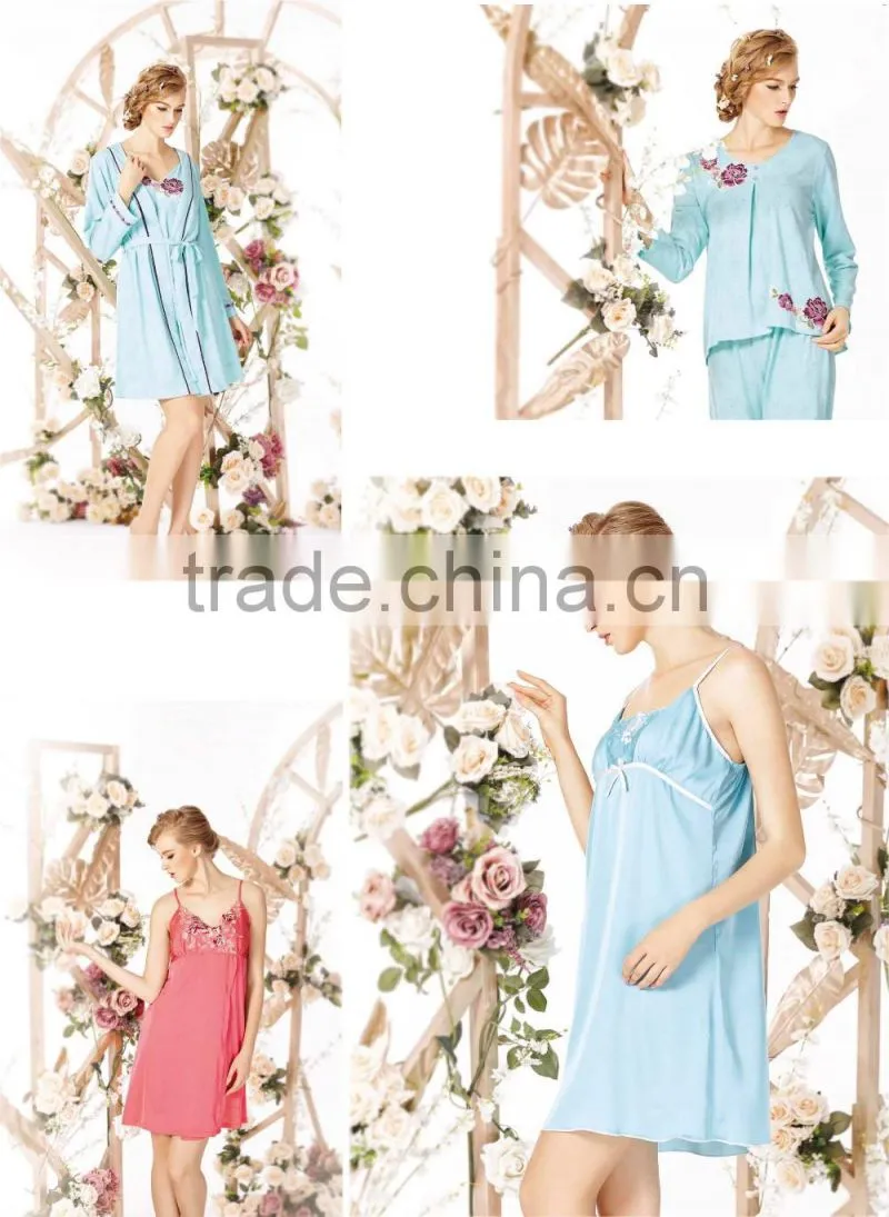 Pajamas Womens V-neck Pajamas /One pieces Pink Waffle Evening Pajamas for women