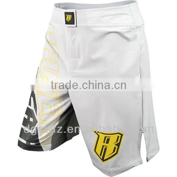2015 wholesale fashion custom sublimated printed men's camo fight mma shorts