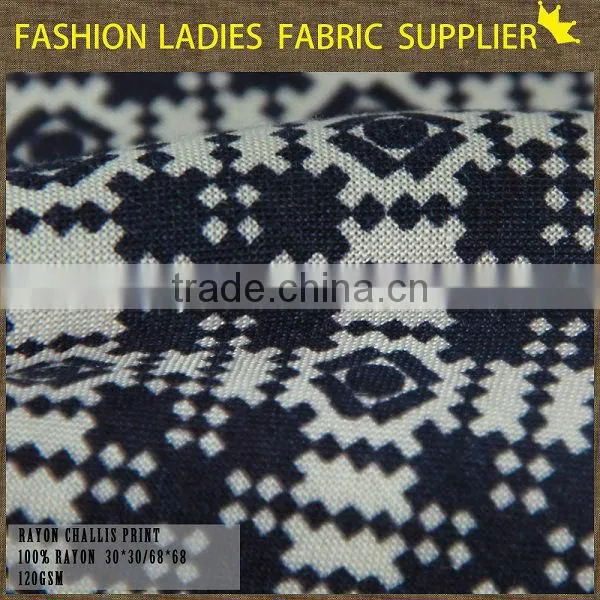 shaoxing cichengtex fashion soft handfeeling woven 100% printed rayon fabric