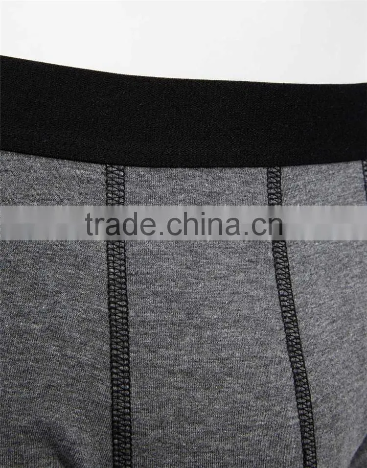 3 Pack Mens Cheap Boxer Briefs Trunks With Contrast Stitching