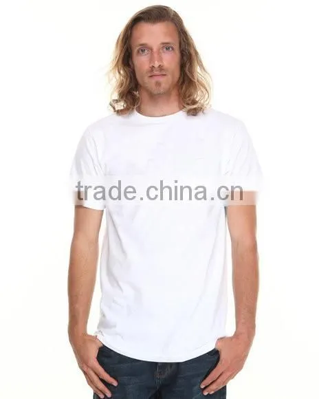 Men pure white tshirt for wholesale