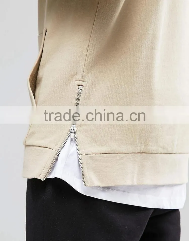 2017 Creative ODM OEM customized sized material men new pant jacket hoodie coat design with pocket and Zipper pants