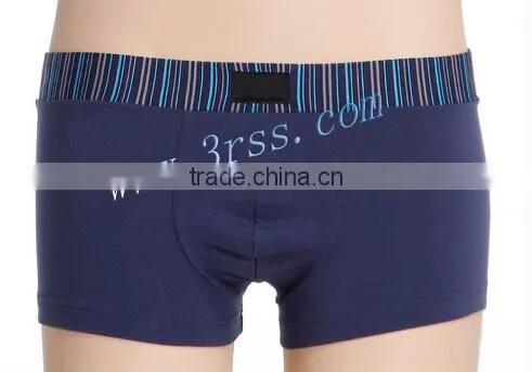 fashion men navy blue seamless funny underwear