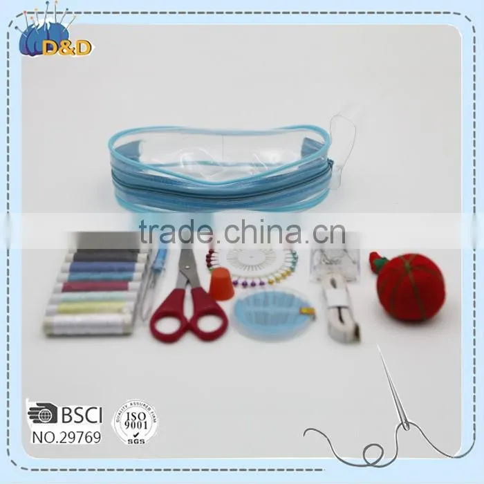 D&D PVC Zipper Pouch Sewing Kit Pouch With Sewing Accessories