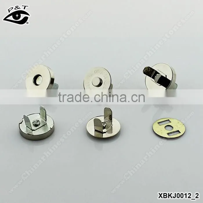 Hot sale magnet button for handbag metal magnet button for purse