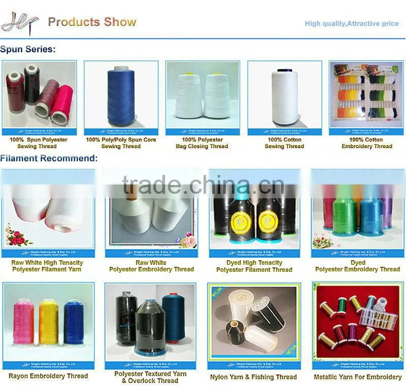 Spun and Filament, Polyester Sewing Thread/ Yarn